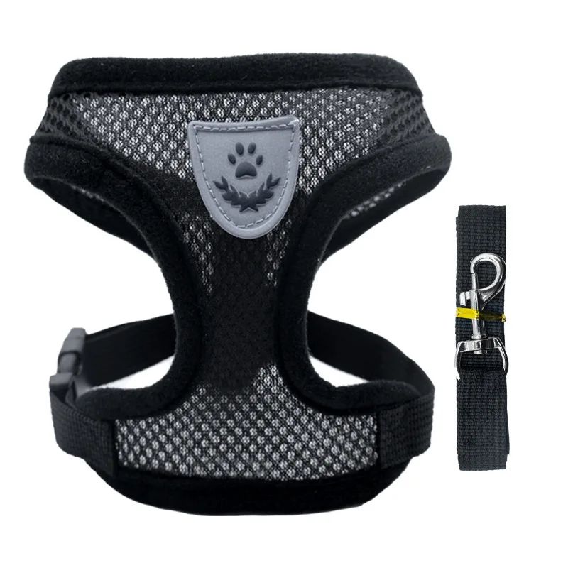 Breathable Summer Pet Harness And Leash Set 5