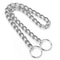 Stainless Steel Snake Chain Dog Training Collar 4