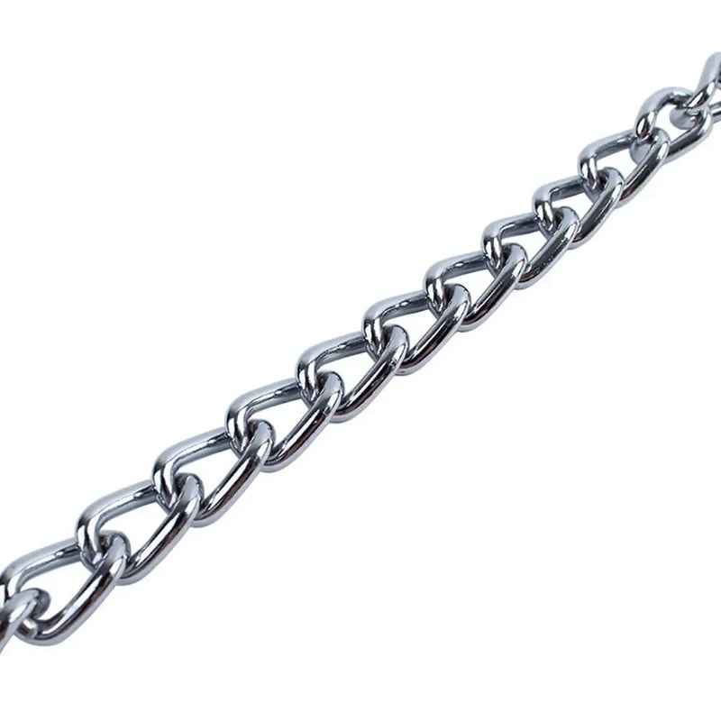 Stainless Steel Snake Chain Dog Training Collar 5
