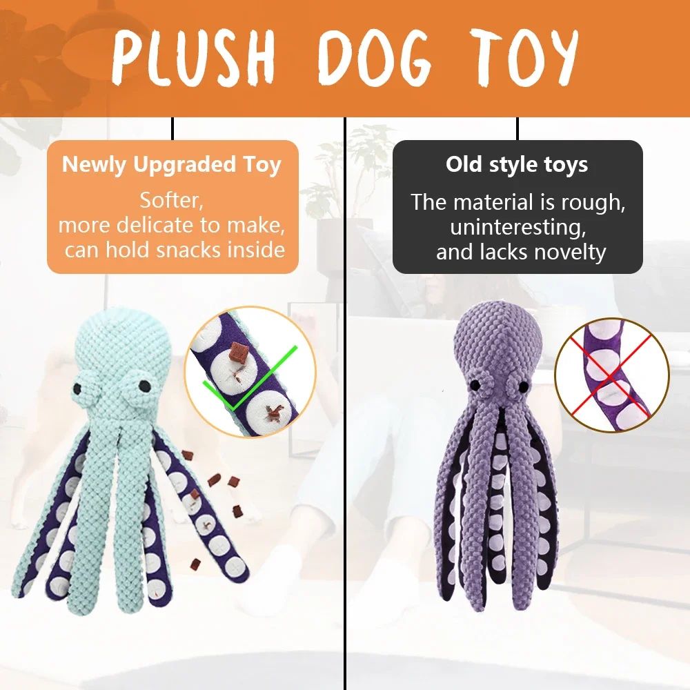Large Plush Squeaky Dog Toy For Interactive Play 7