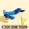 Interactive Bird Sound Plush Cat Toy With Elastic Rope 9