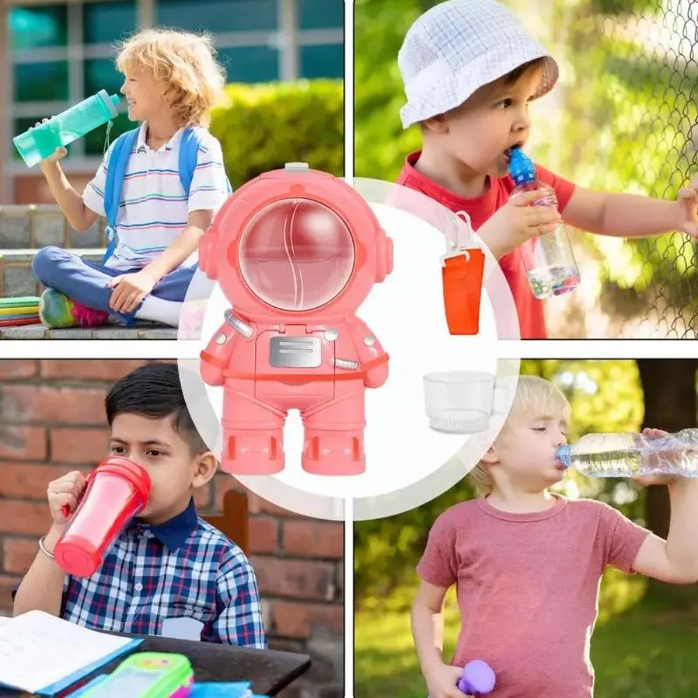 Astronaut Mini Straw Water Bottle 9