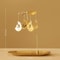 Gold Rotating Tealight Candle Holder 10