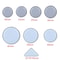 4pcs Heavy Furniture Moving Sliders Floor Protectors 4