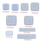 4pcs Heavy Furniture Moving Sliders Floor Protectors 5