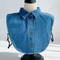Vintage Detachable Fake Collar Blouse For Women 11