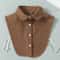 Vintage Detachable Fake Collar Blouse For Women 15