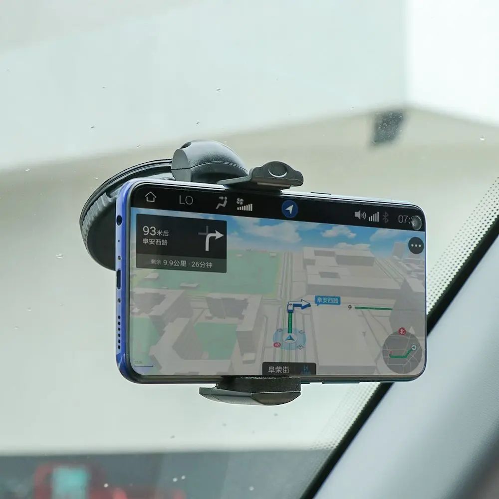 Silicone Suction Cup Car Phone Holder Mount 2