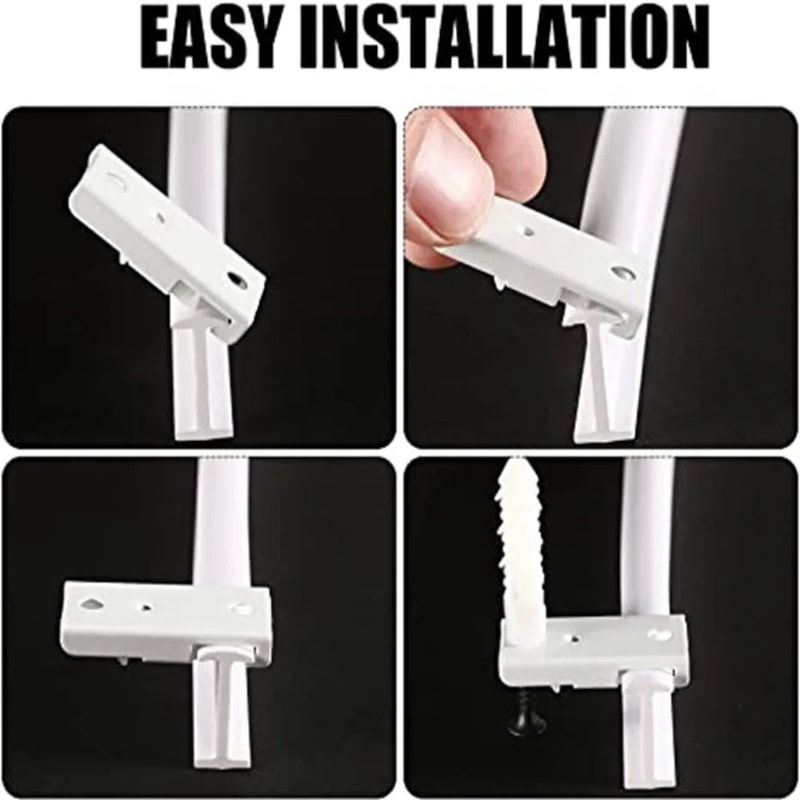 Modern Bendable Curtain Rail Track With Nano Silencer 6