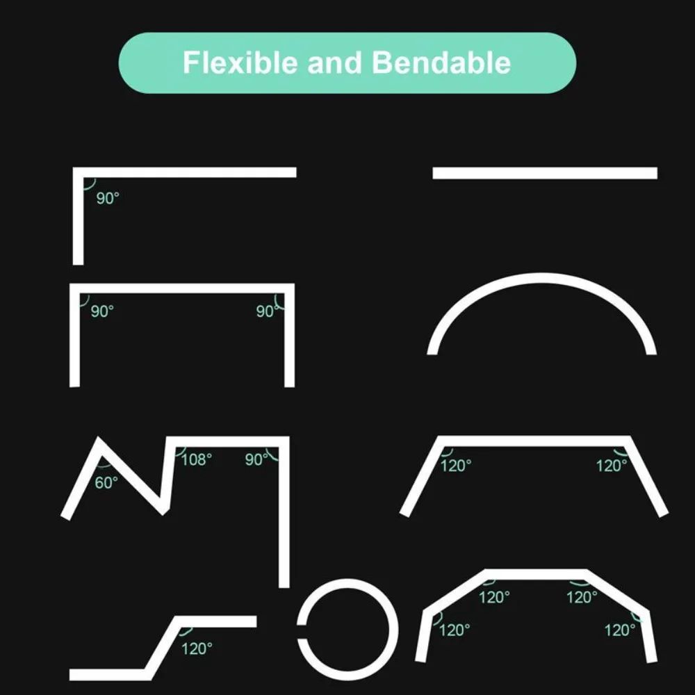 Modern Bendable Curtain Rail Track With Nano Silencer 7