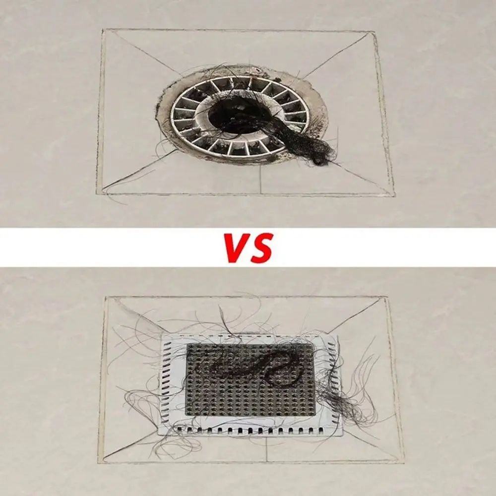 Stainless Steel Shower Drain Hair Catcher Filter 7