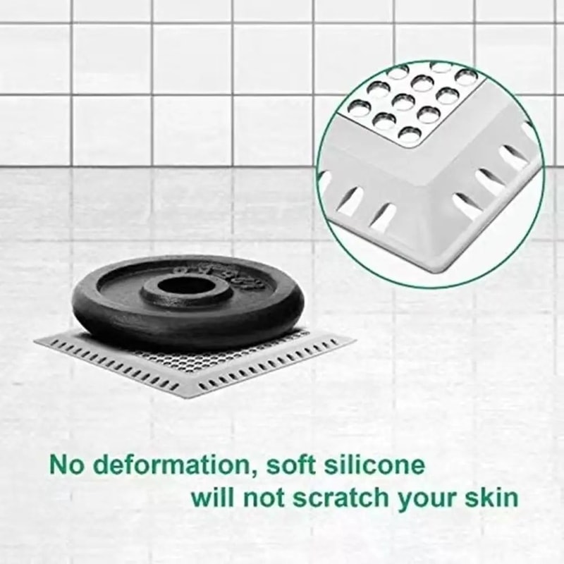 Stainless Steel Shower Drain Hair Catcher Filter 8