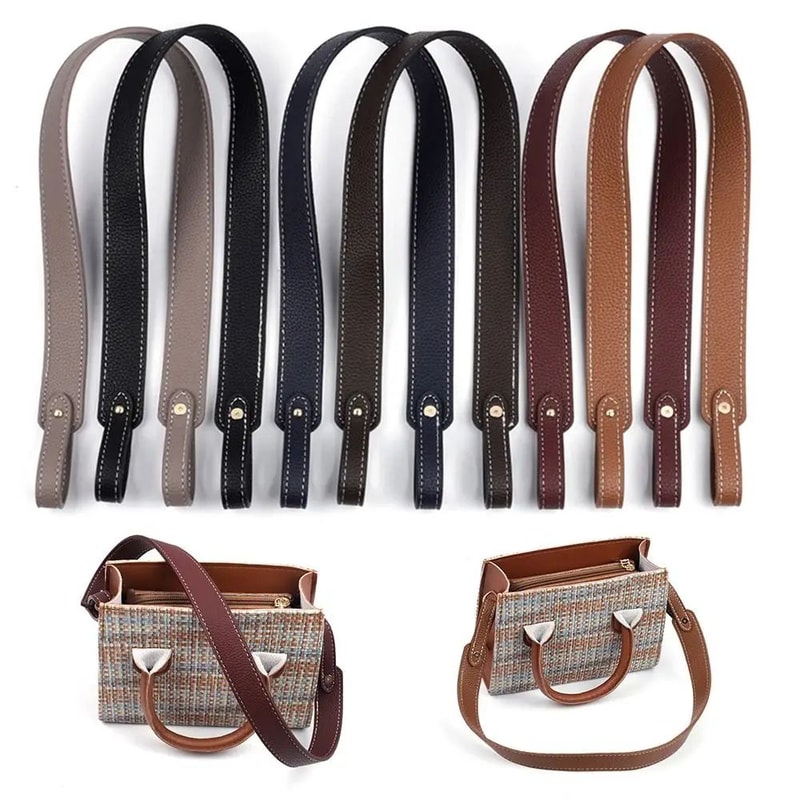 Adjustable Leather Crossbody Bag Strap For Handbags 0