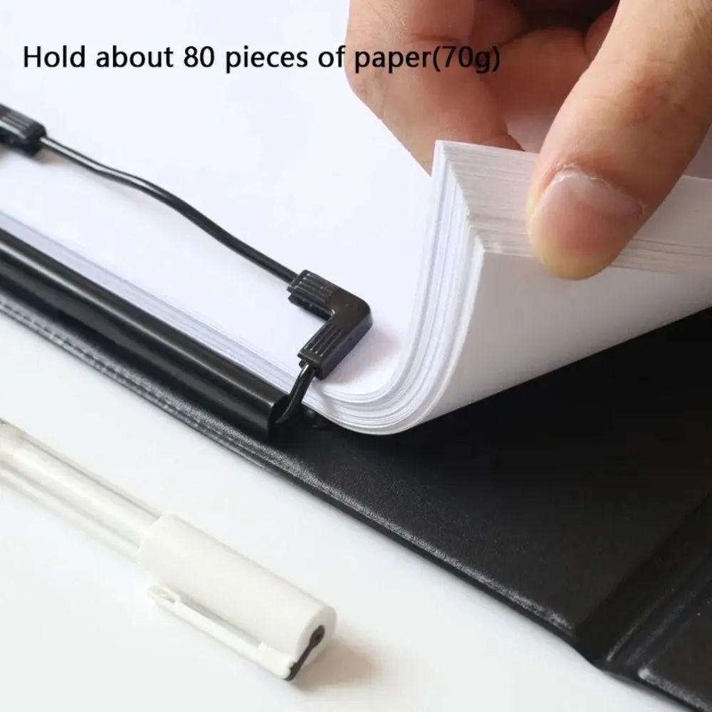PU Leather Clipboard Conference File Folder Writing Pad 10