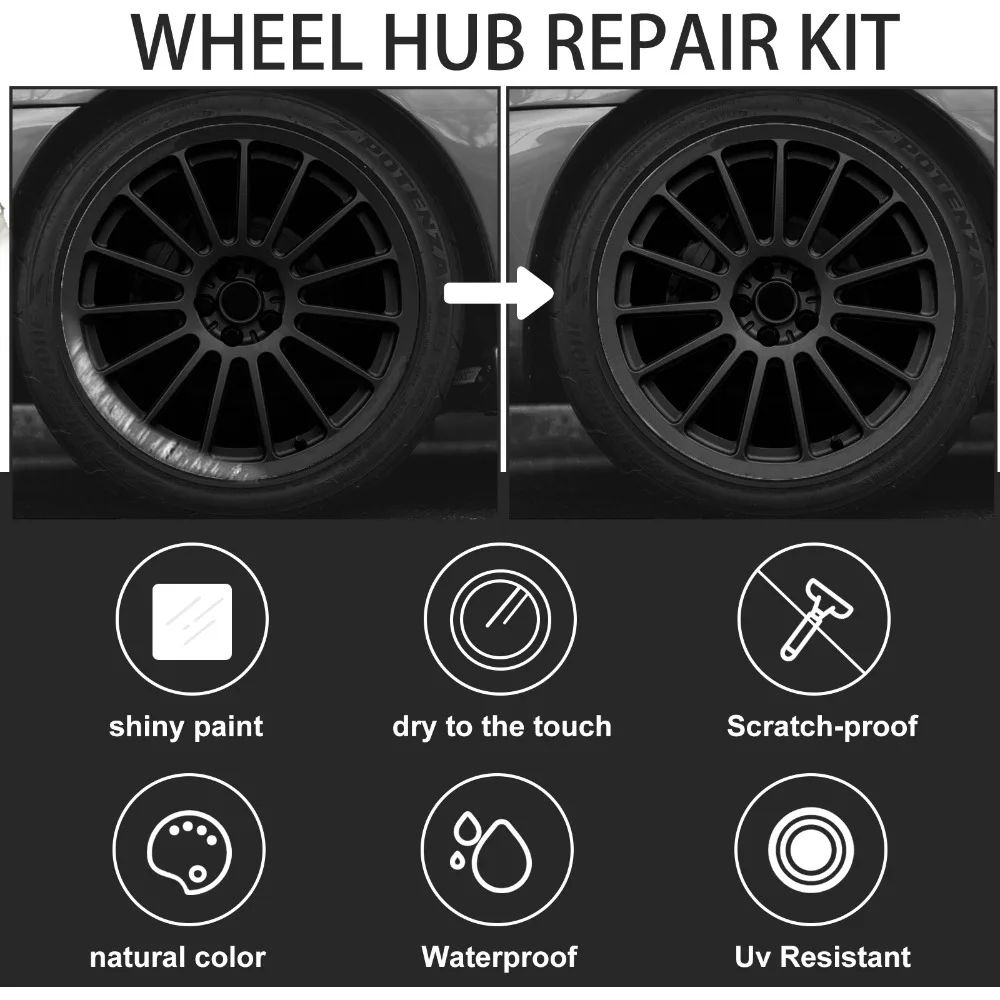 Universal Car Wheel Scratch Repair Kit 9