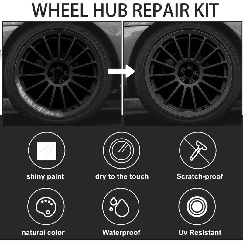 Universal Car Wheel Scratch Repair Kit 9