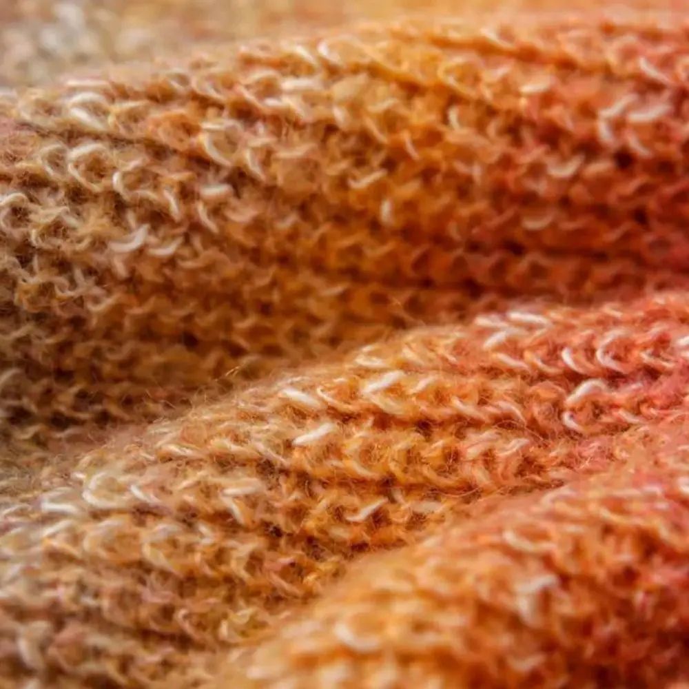 Rainbow Gradient Organic Cotton Crochet Yarn 10