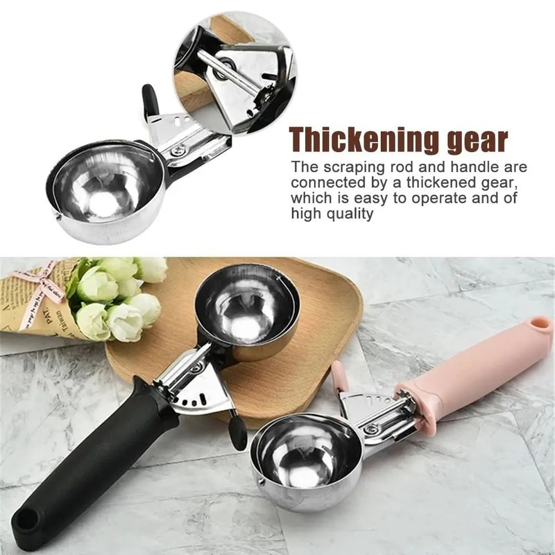 Stainless Steel Ice Cream Scoop And Fruit Baller 7