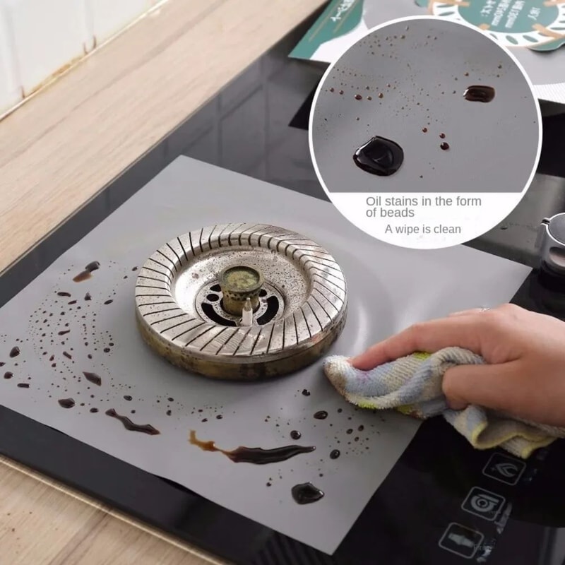 Reusable Gas Stove Protector Pad Heat Resistant Liner 7