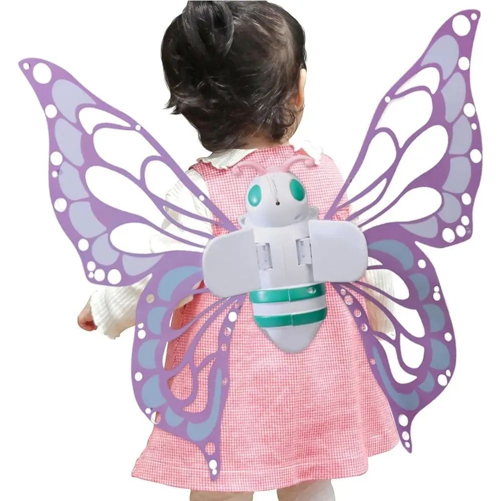 LED Light Up Fairy Wings For Girls Kids Costume 10