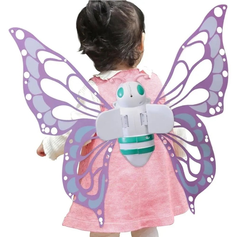 LED Light Up Fairy Wings For Girls Kids Costume 10