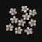 10PCS Flower Rhinestone Pearl Buttons DIY Decoration Set 5