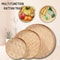 Handwoven Bamboo Fruit Bread Basket Storage Tray 7