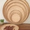 Handwoven Bamboo Fruit Bread Basket Storage Tray 10