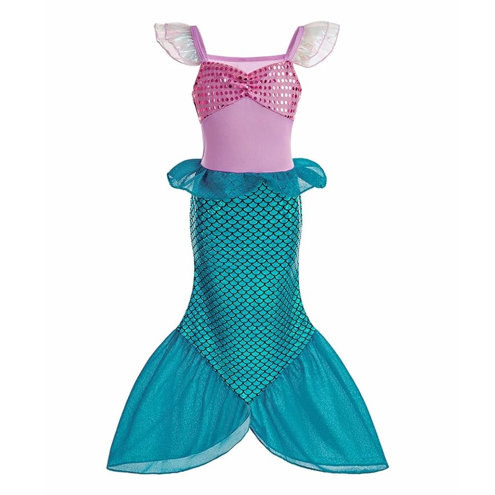 Girls Princess Cosplay Dress Costume For Kids 11