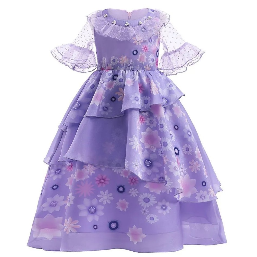 Girls Princess Cosplay Dress Costume For Kids 3