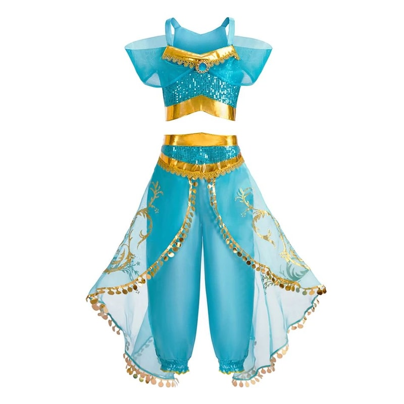 Girls Princess Cosplay Dress Costume For Kids 4