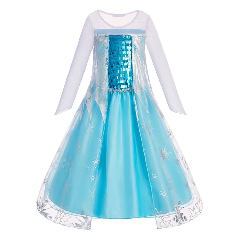 Girls Princess Cosplay Dress Costume For Kids 6