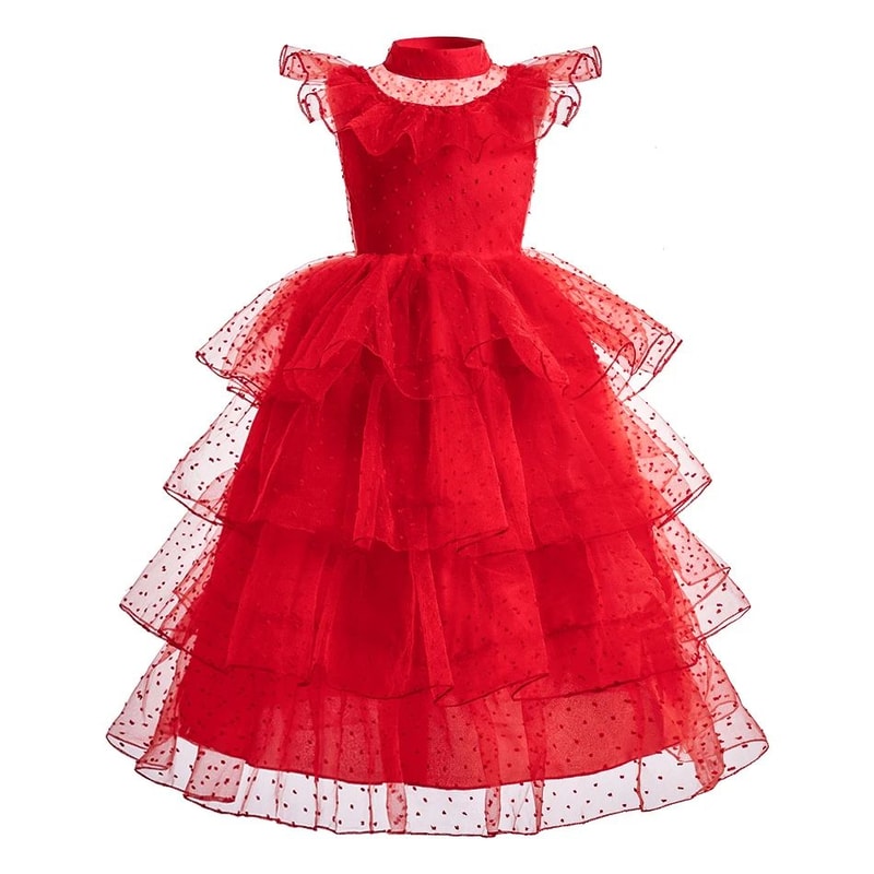 Girls Princess Cosplay Dress Costume For Kids 17