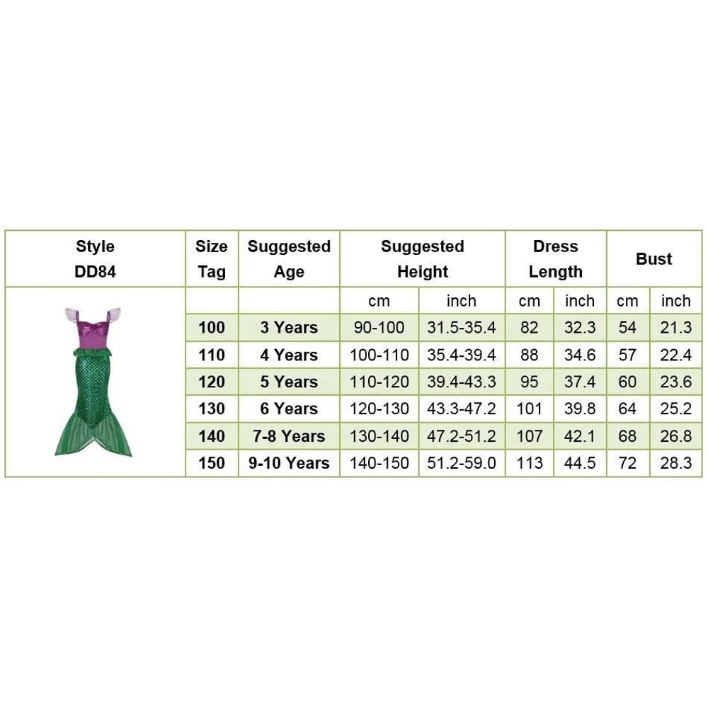 Girls Princess Cosplay Dress Costume For Kids 22