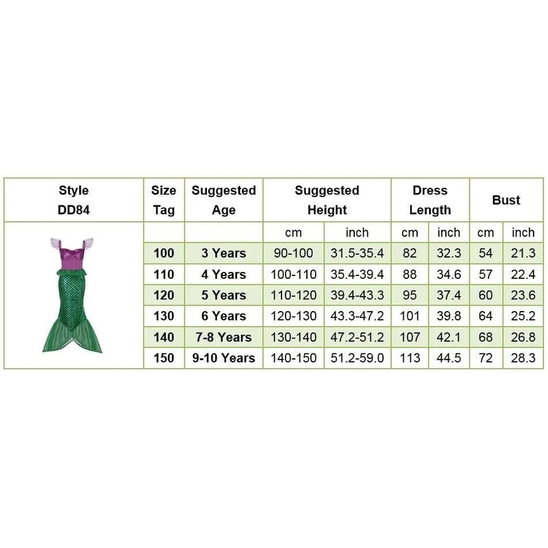 Girls Princess Cosplay Dress Costume For Kids 22