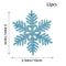 Pink Glitter Snowflake Christmas Tree Ornaments Set 27
