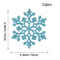 Pink Glitter Snowflake Christmas Tree Ornaments Set 28