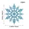 Pink Glitter Snowflake Christmas Tree Ornaments Set 29
