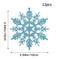 Pink Glitter Snowflake Christmas Tree Ornaments Set 29