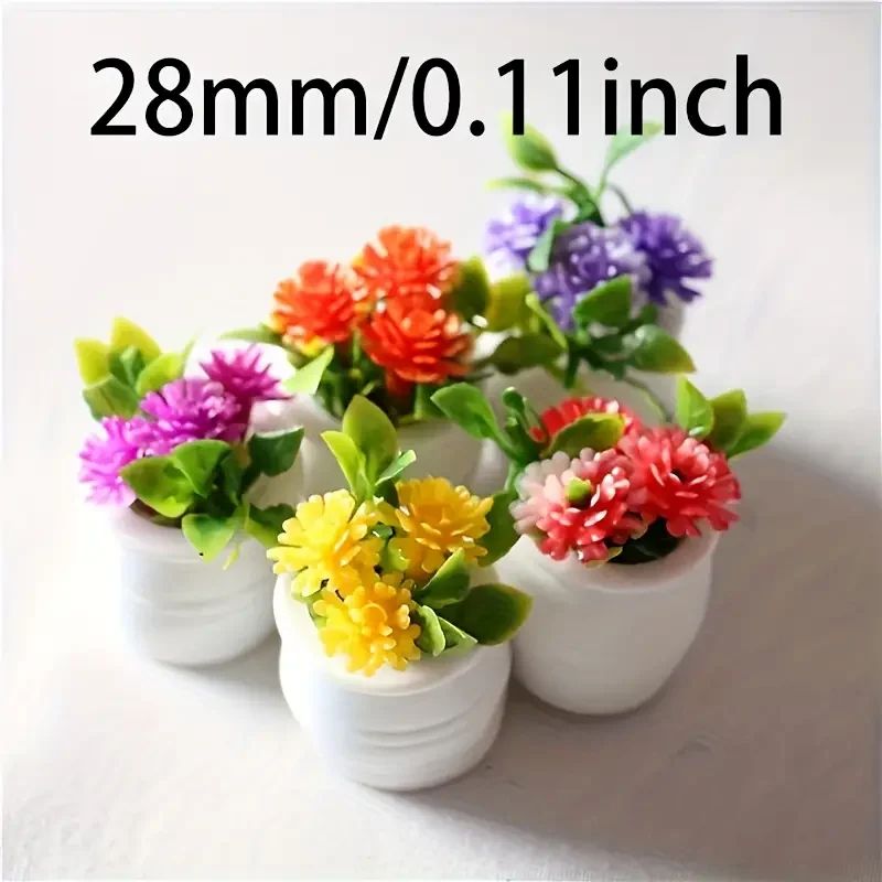 Mini Artificial Flower Pot Decoration Set 2