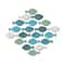 Wooden Fish Coastal Beach Wall Decor Set 6