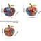 Abstract Apple Resin Art Decoration Statue 5