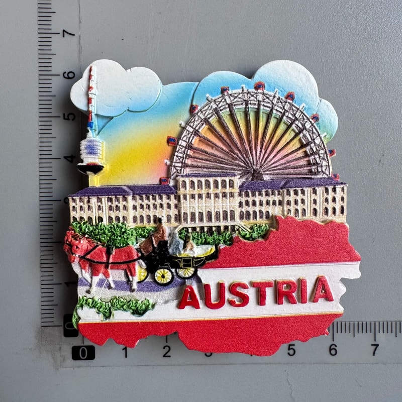 Austria Vienna Salzburg Fridge Magnet Souvenir 5