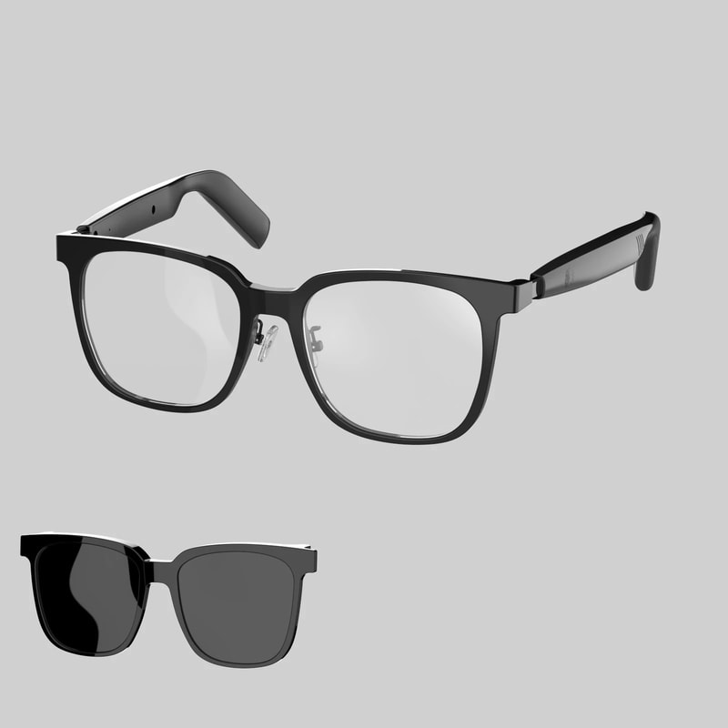 SG18 Pro 2 In 1 Smart Glasses With Magnetic Lenses 0
