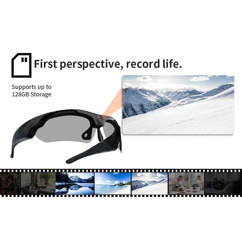 HD 1080P Smart Glasses Camera With Polarized Lens 8
