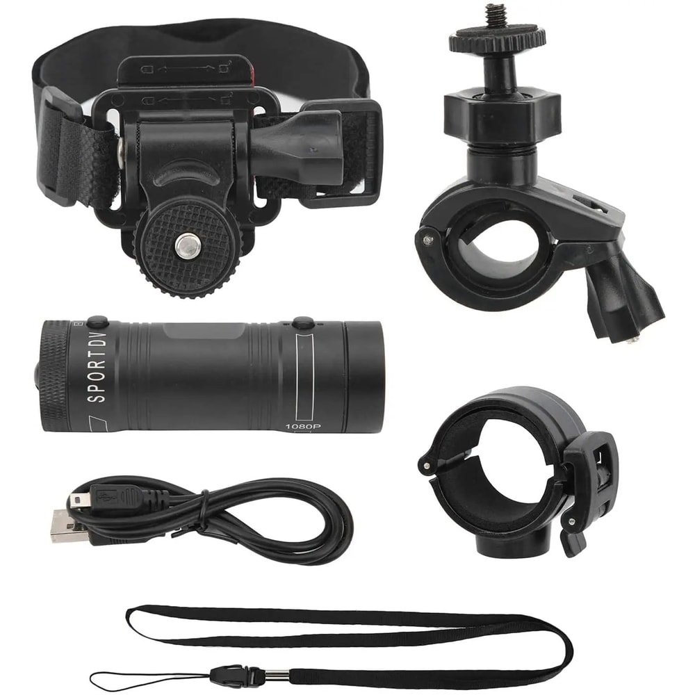 Mini 1080P Sports Action Camera With Flashlight 6