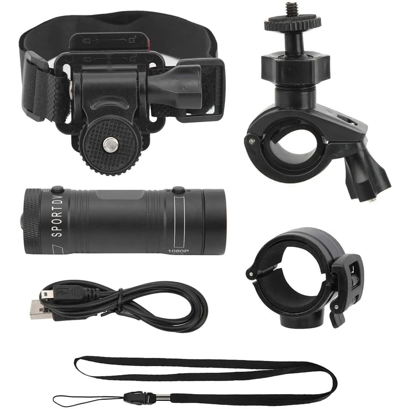 Mini 1080P Sports Action Camera With Flashlight 6