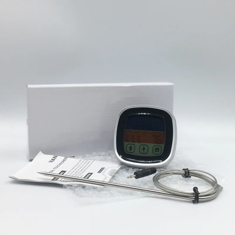 Digital Meat Thermometer With Touchscreen LCD And Timer 7