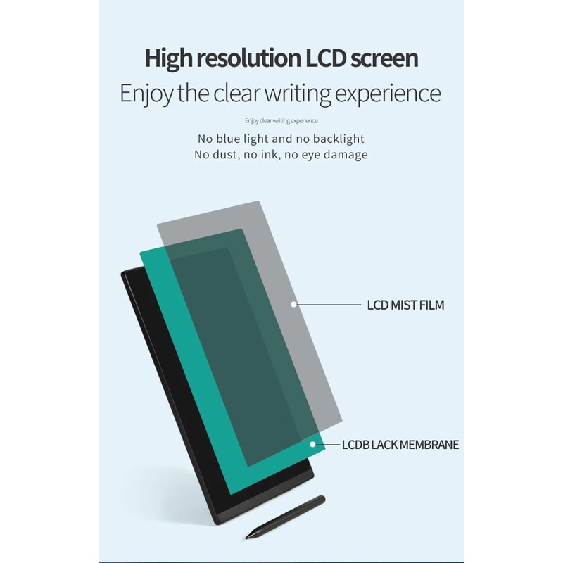 95 Inch LCD Writing Tablet Drawing Board For Kids 7