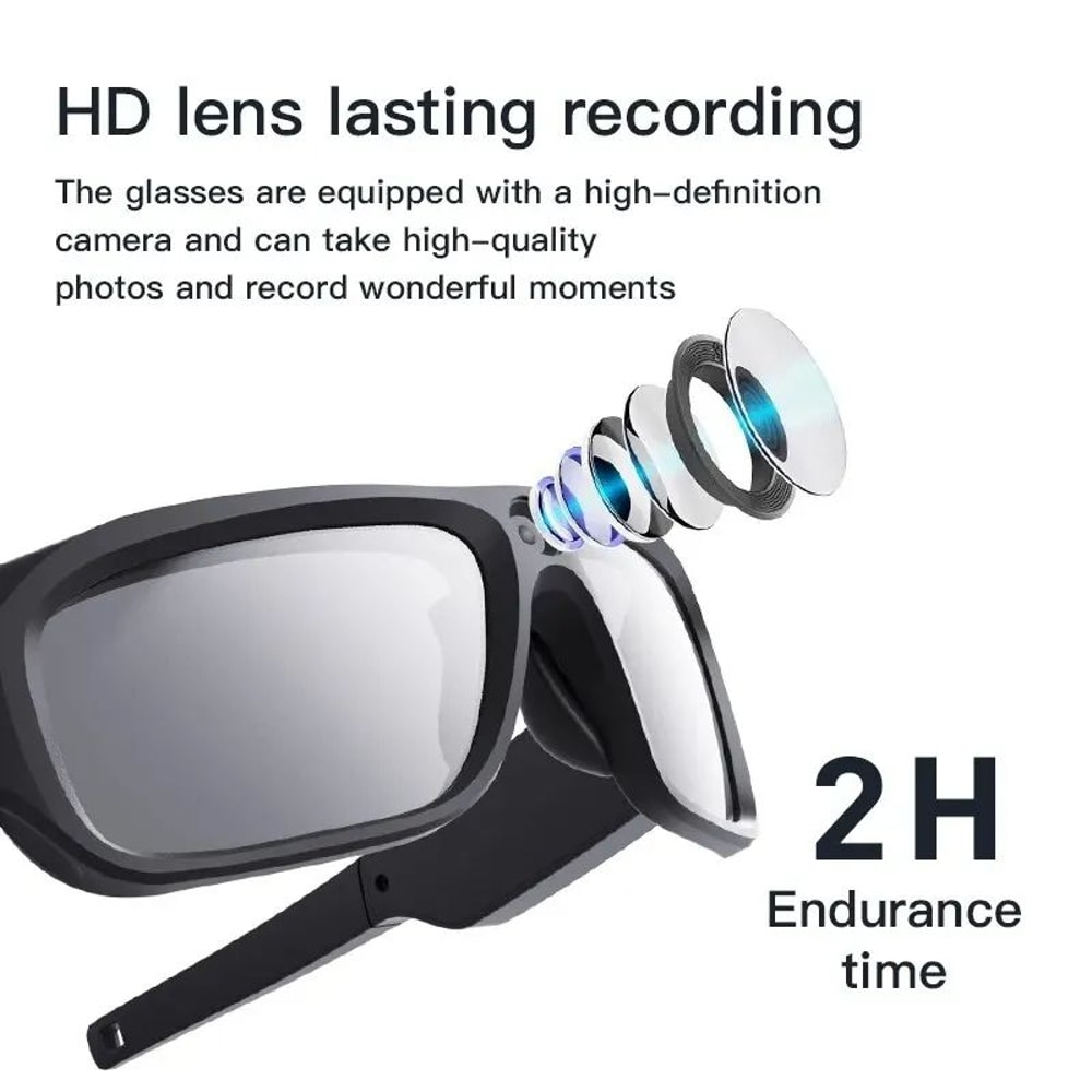 4K Ultra Clear Smart Camera Glasses For Outdoor Sports 1